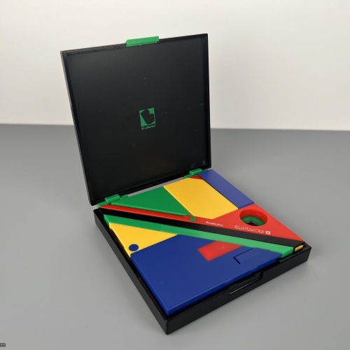 Bandai Palettacom - Office Supply Stationery Tangram Style Puzzle - 1980s