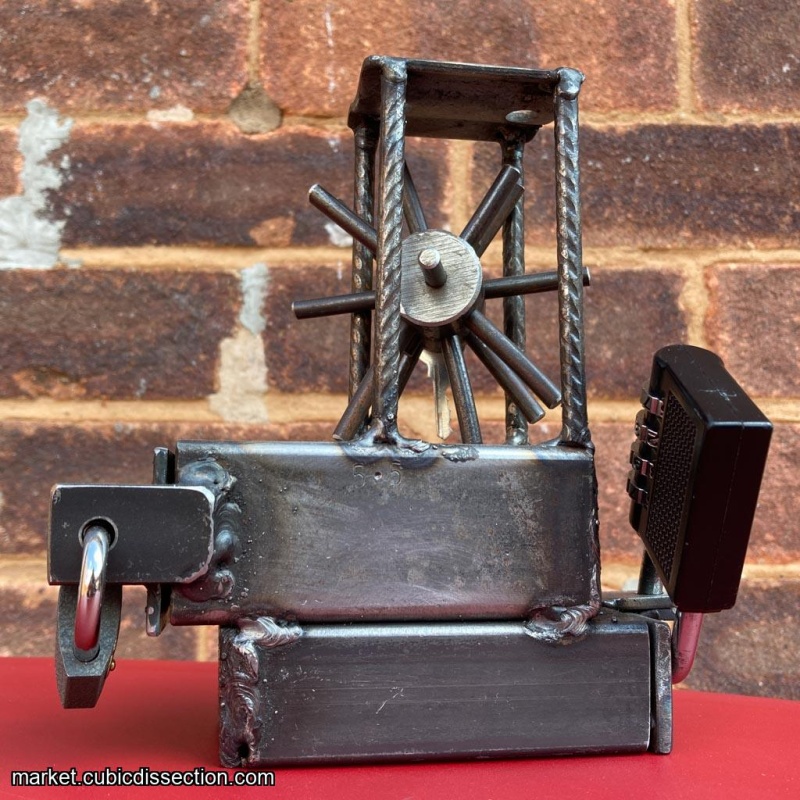 SHOK handmade puzzle safe box 'TWO MUCH'