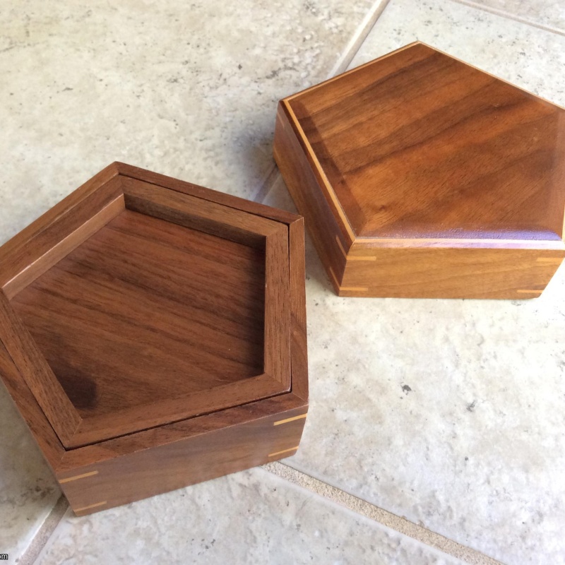 Pentagon Puzzle Box
