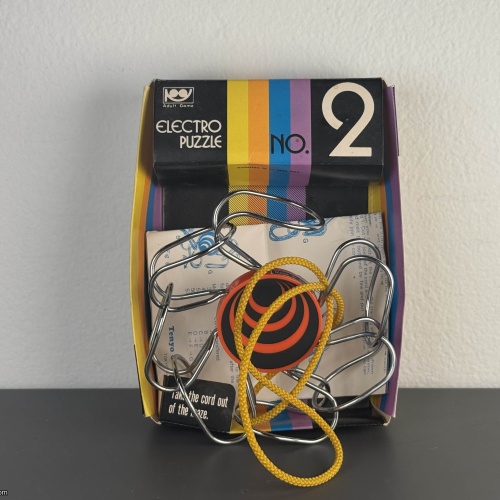 Tenyo Electro Puzzle No 2 w/ box and solution