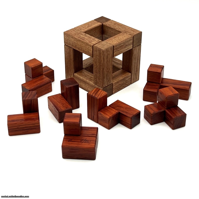 Caged Polycubes by John Rausch Single Solution Oddball