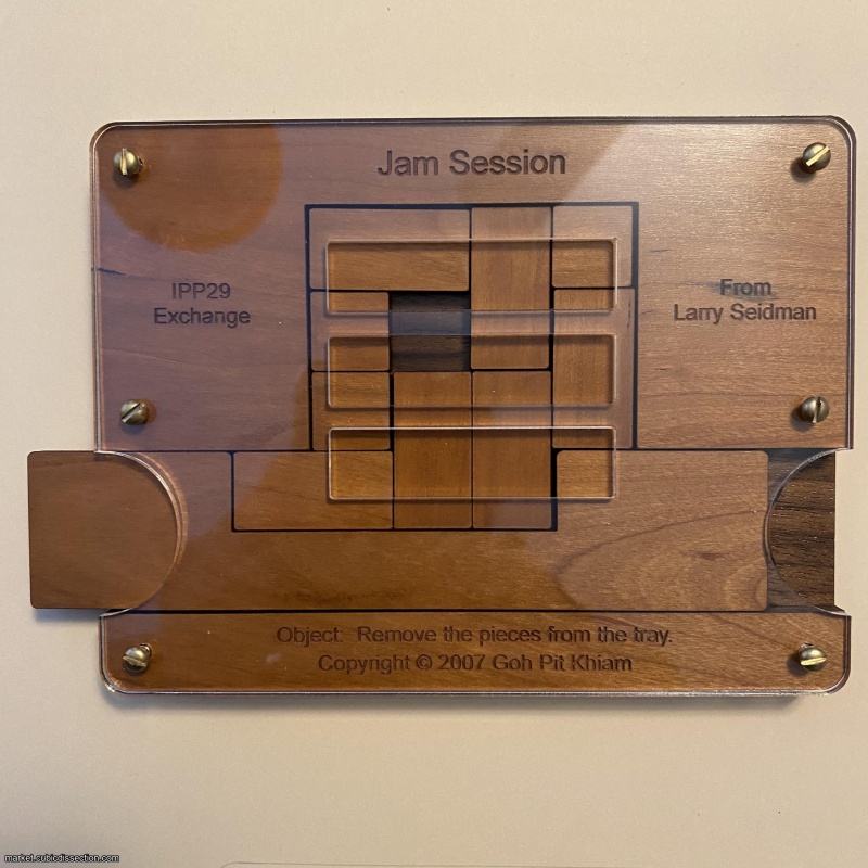Jam Session, IPP29 (2009) Exchange Puzzle designed by Goh Pit Khiam