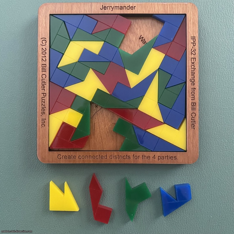 Jerrymander, IPP32 (2012) Exchange Puzzle by Bill Cutler