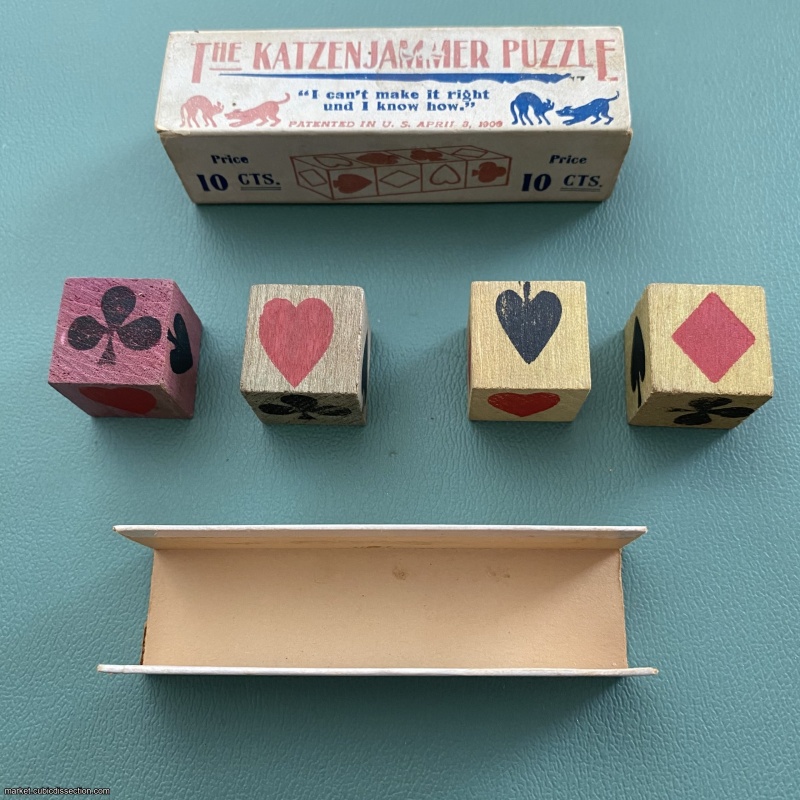 125+ YEAR OLD Seminal Puzzle, the first ever "Instant Insanity" Puzzle!