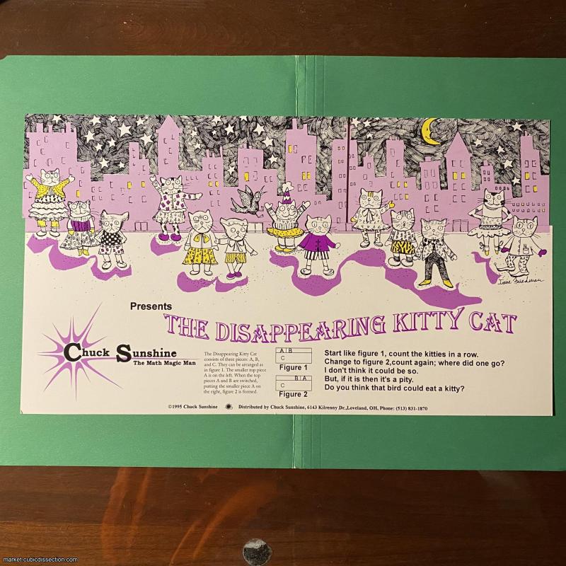 "The Disappearing Kitty Cat", vanish puzzle from 1995