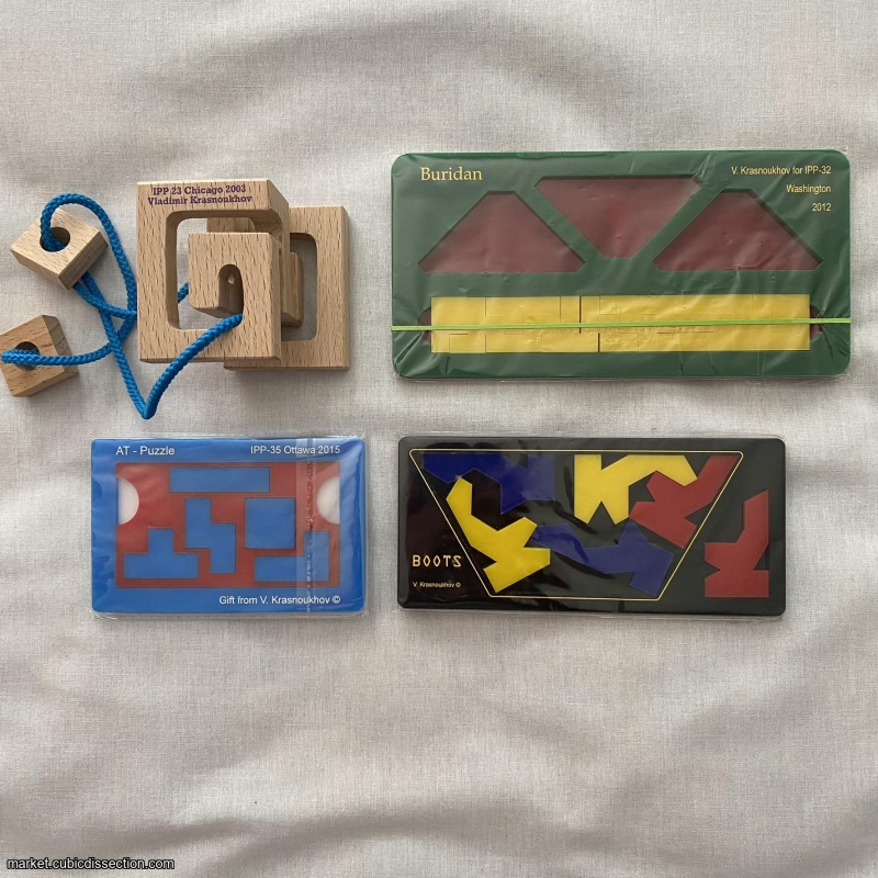 4 x Krasnoukhov:  Exchange Puzzles from IPPs 23, 32, 35, and 38