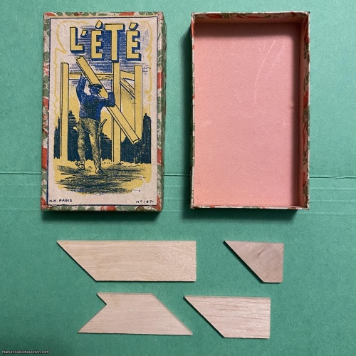 L'éTé,  antique French version of the classic "T" puzzle