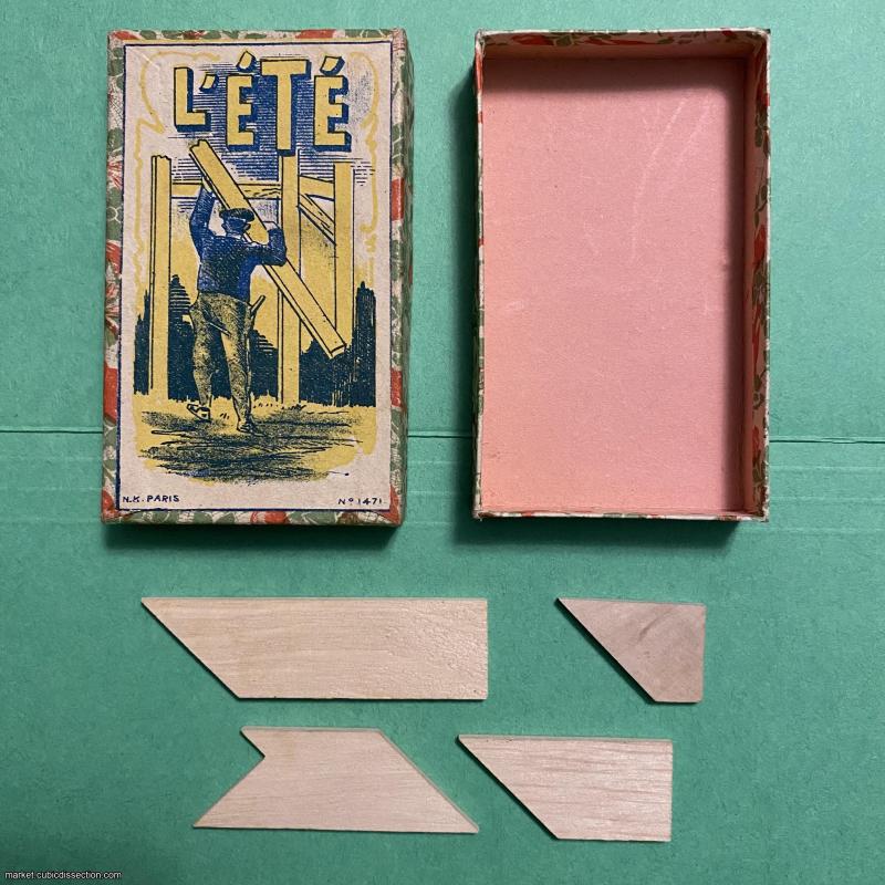 L'éTé,  antique French version of the classic "T" puzzle