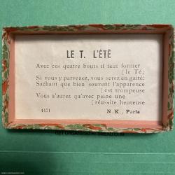 L'éTé,  antique French version of the classic "T" puzzle