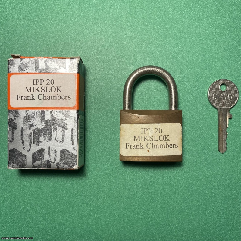 MIKSLOCK, IPP20 (2000) exchange puzzle from Frank Chambers