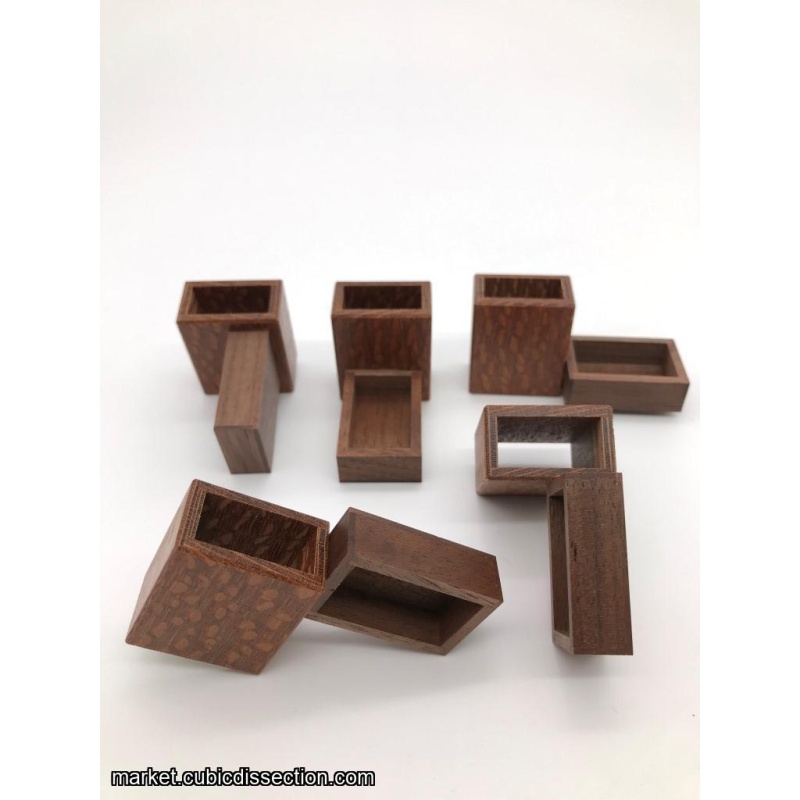 Oskar's Matchboxes Leopardwood/ Walnut by Oskar van Deventer