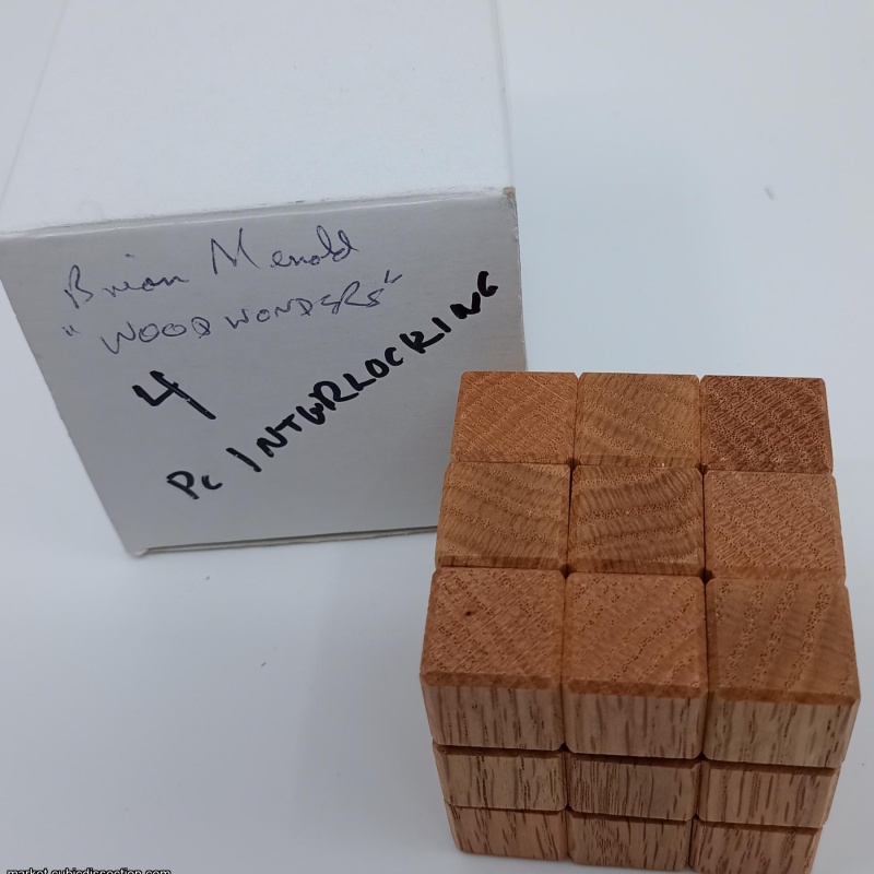 4 Piece Interlocking Cube