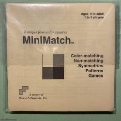 Minimatch, puzzle challenges by Kate Jones (Kadon Enterprises)