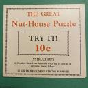 The Great Nut-House Puzzle, 14-Piece Checkerboard Puzzle --- TWO COPIES!