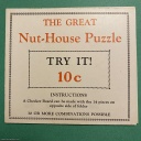 The Great Nut-House Puzzle, 14-Piece Checkerboard Puzzle --- TWO COPIES!