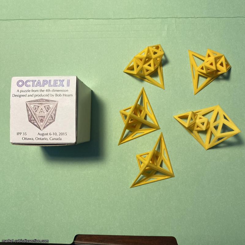 Octaplex I, 4th Dimension IPP35 Exchange Puzzle designed by Bob Hearn
