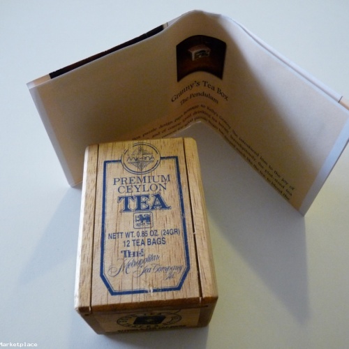 Granny's Tea Box #2 (the pendulum) by Kelly Snache