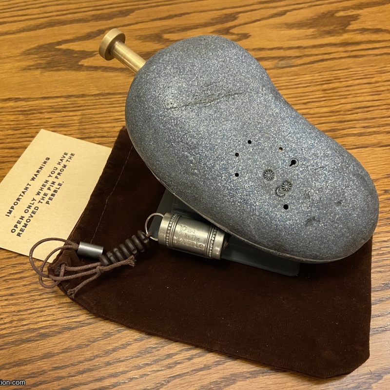Pin in the Pebble - Purple Gem