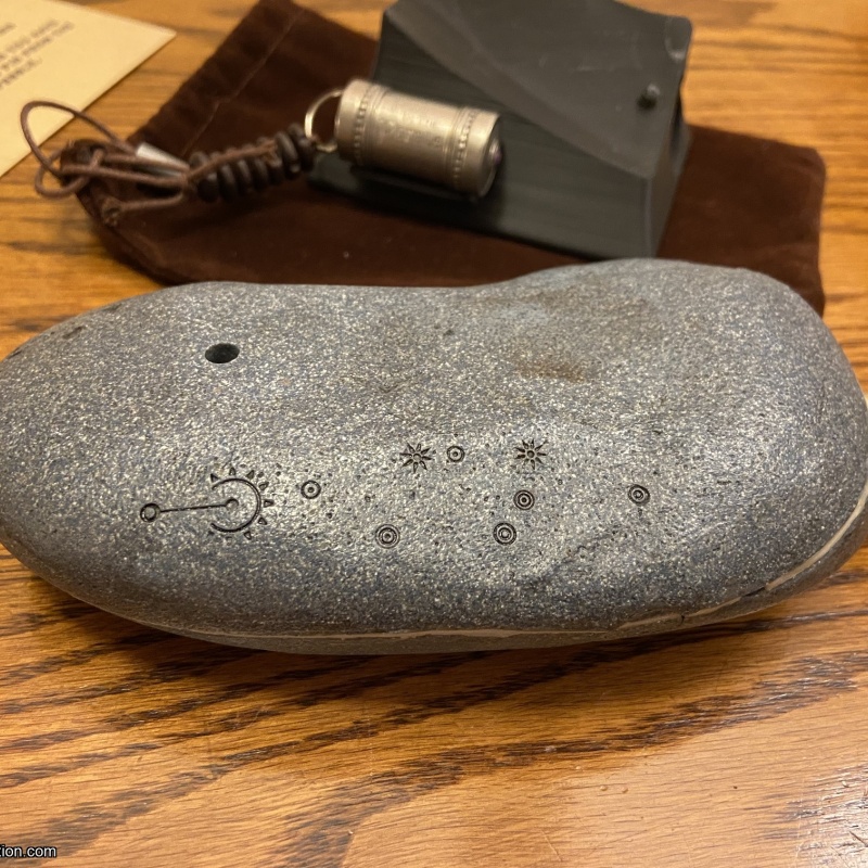 Pin in the Pebble - Purple Gem