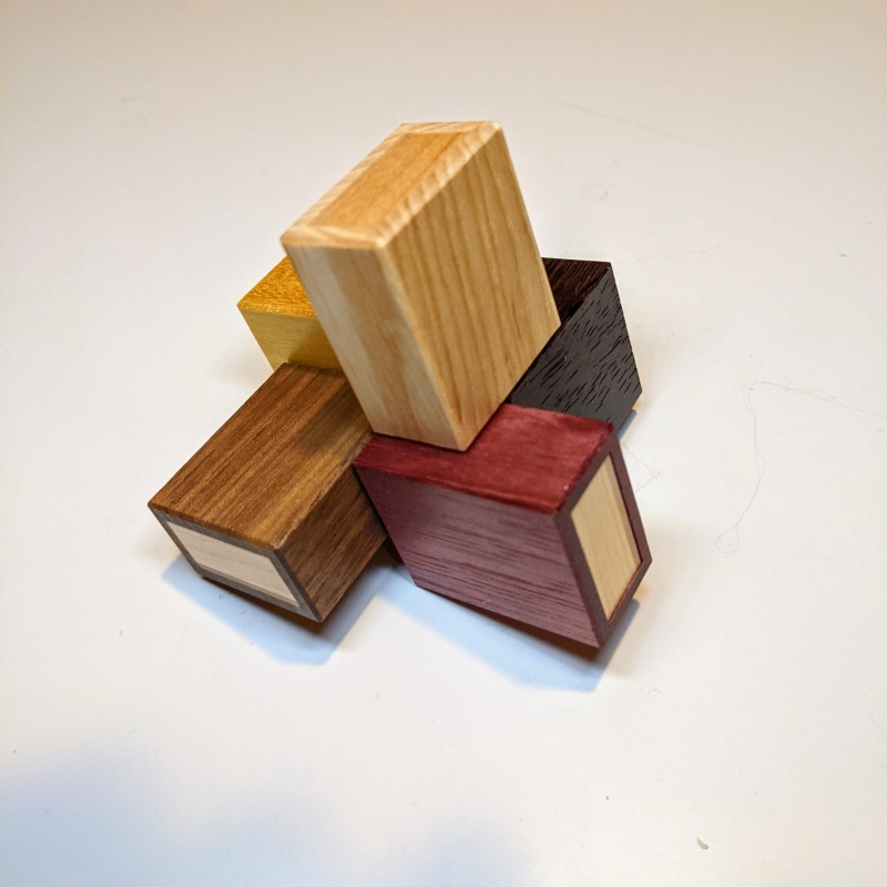 Oskar's Matchboxes Mixed Woods by Oskar van Deventer