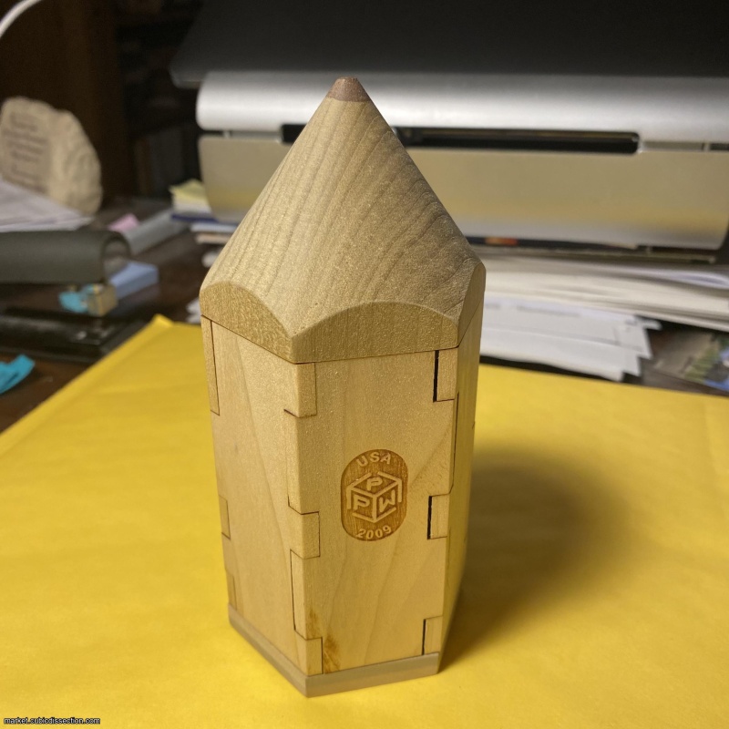 Pencil Puzzle, IPP29 Exchange Puzzle made by Lee Krasnow (Pacific Puzzle Works)