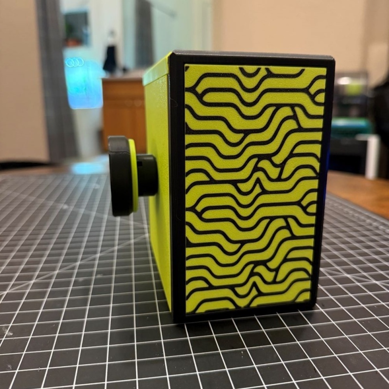 Coast-in Case - Sequential Discovery Puzzle Box - Lime Green/Black Color