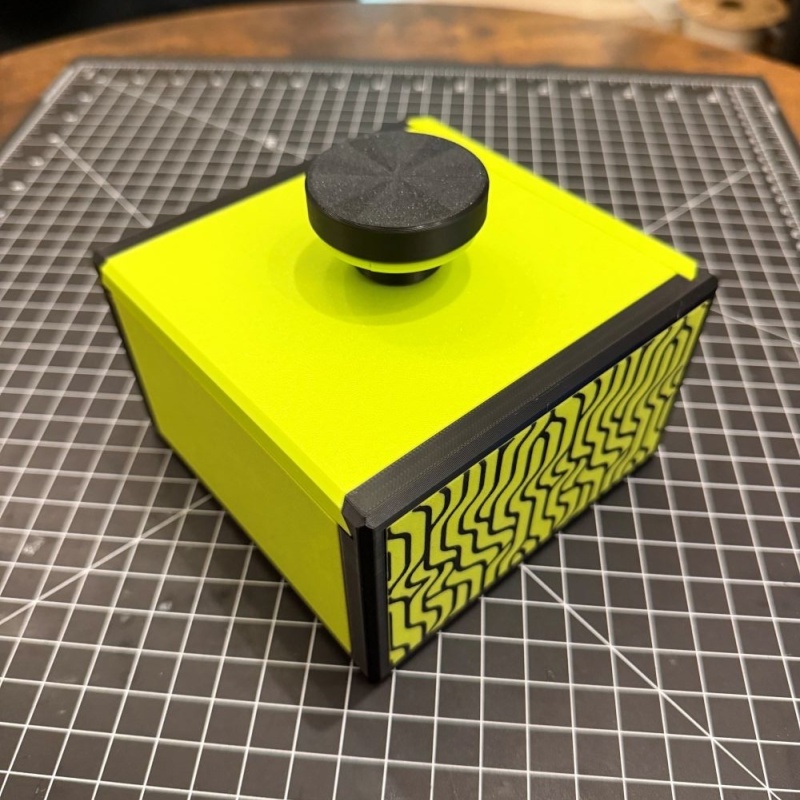 Coast-in Case - Sequential Discovery Puzzle Box - Lime Green/Black Color