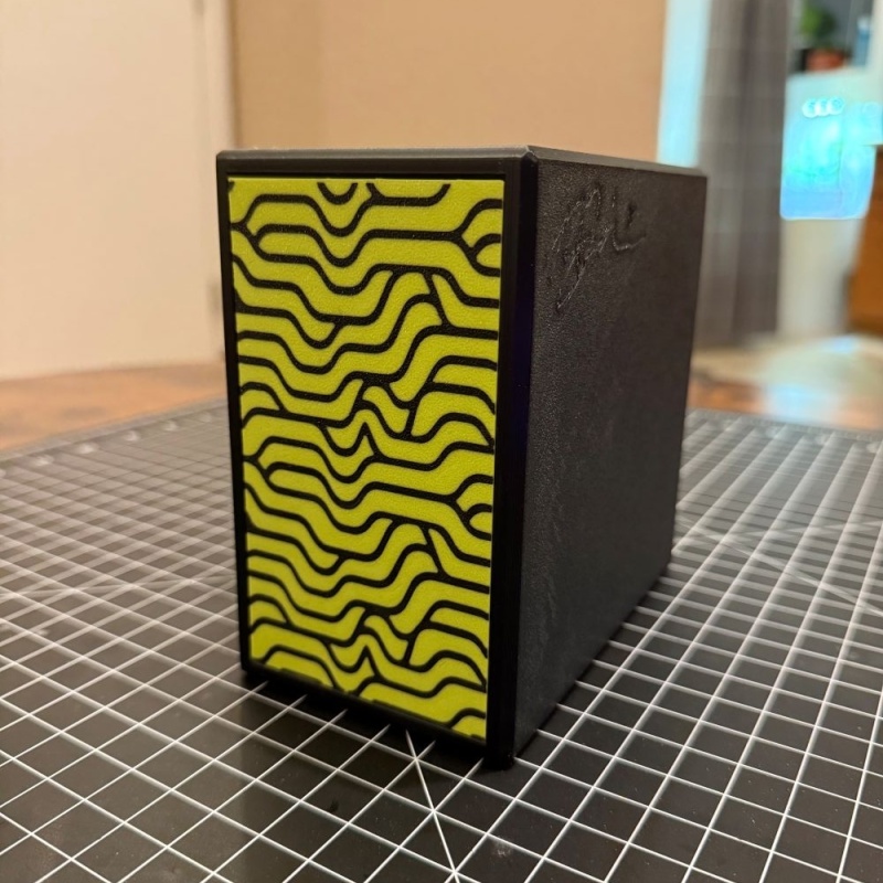 Coast-in Case - Sequential Discovery Puzzle Box - Lime Green/Black Color
