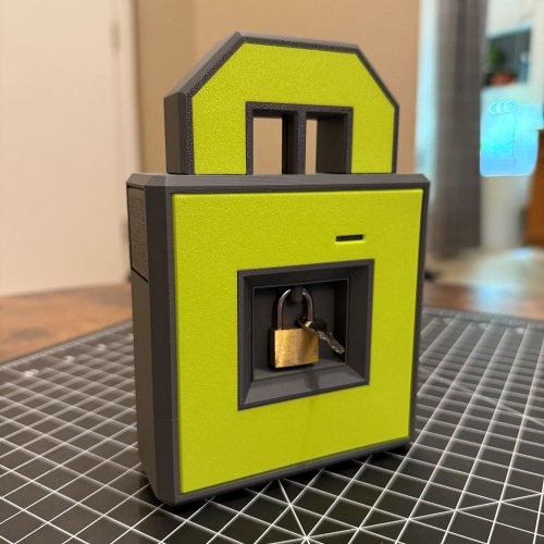 Locked Lock - SD Puzzle - Limited Edition Color by Ryan Sinatra
