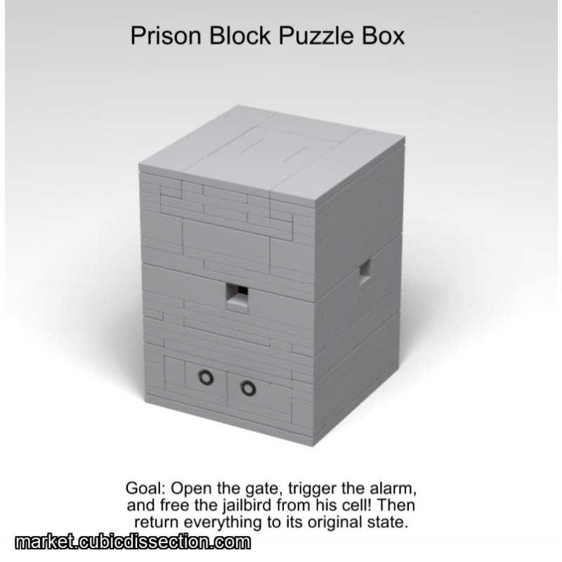 Prison Block Puzzle Box - BUILD INSTRUCTIONS ONLY!