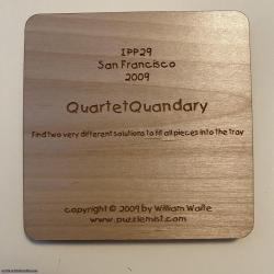 Quartet Quandary by William Waite, IPP29 Exchange Puzzle (San Francisco, 2009)