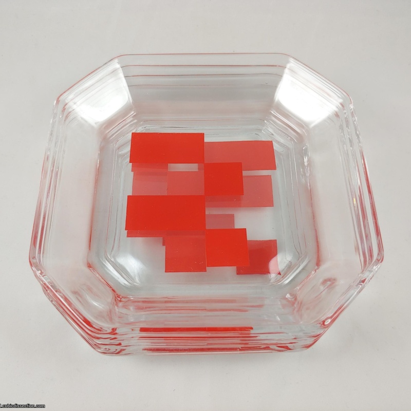 Red all through (Toyo Glass)