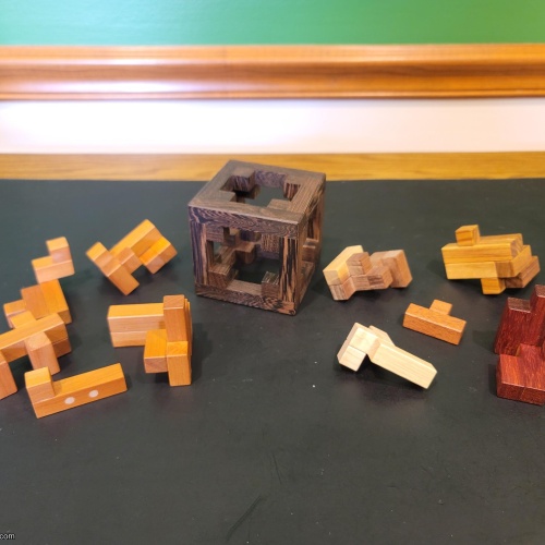 Caged Cube 1 & 2 - Andrew Crowell