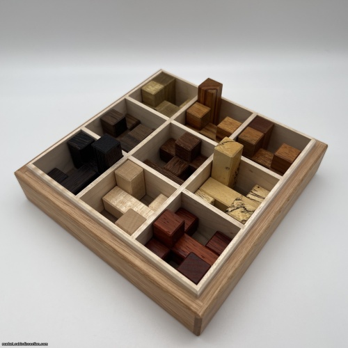 Reticulated Cubes by Lee Sallows