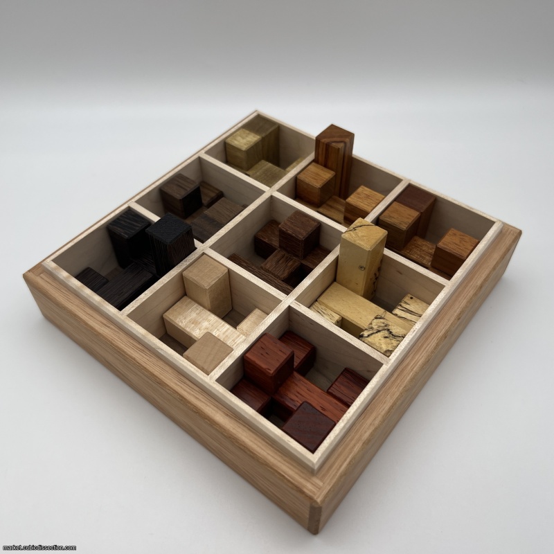 Reticulated Cubes by Lee Sallows