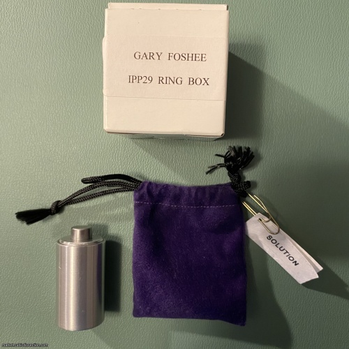 Ring Box, IPP29 (2009) Exchange Puzzle by Gary Foshee
