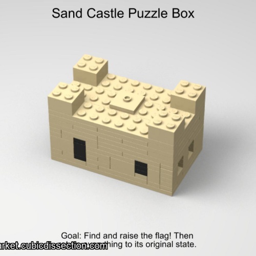 Sand Castle Puzzle Box - BUILD INSTRUCTIONS ONLY!