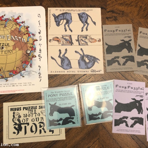 Sam Lloyd Paper Puzzle Lot