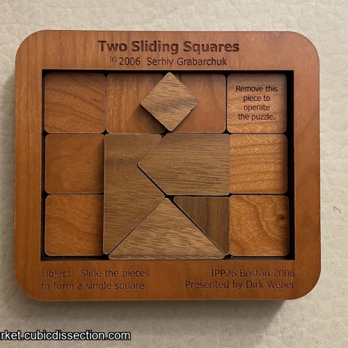 Two Sliding Squares