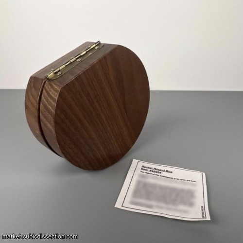 Secret Round Box - Bits and Pieces w/ Solution