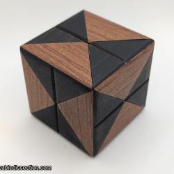 Diagonal Cube (STC58) [EBONY & ROSEWOOD]