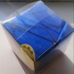 Blue Metallised Pitcher Cube from Calvin&#039;s Puzzles