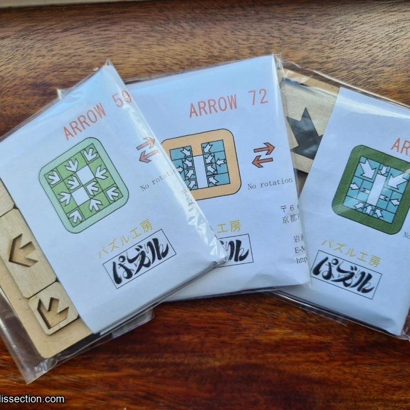 Arrow Puzzles 59, 72, 154