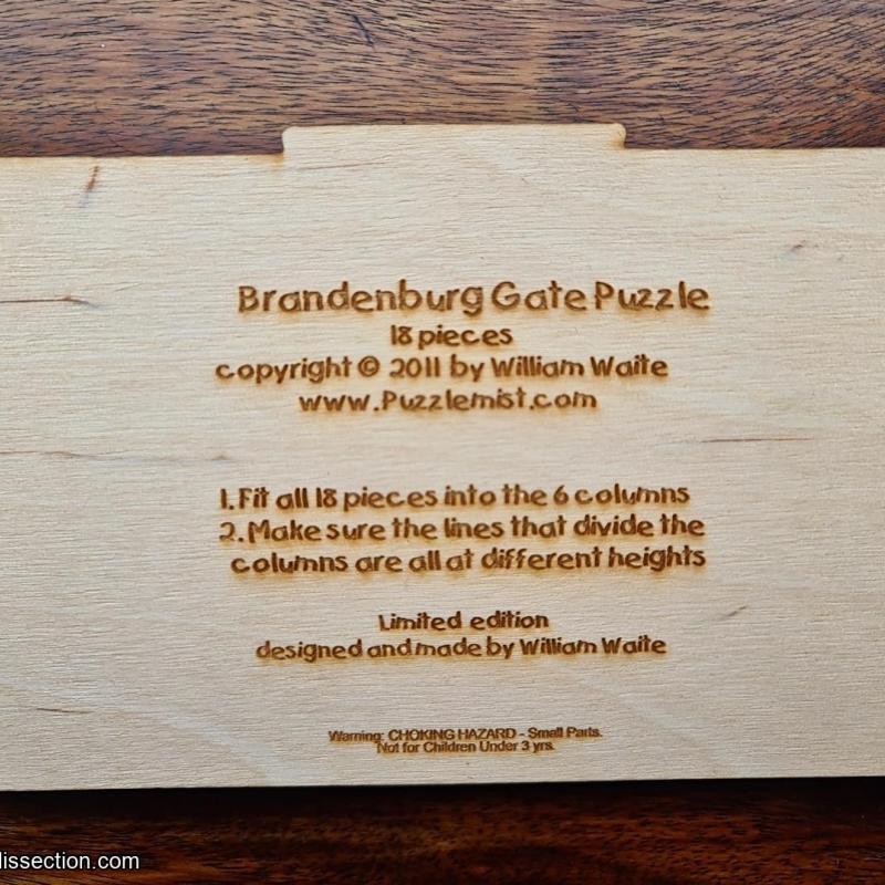 Brandenburg Gate Puzzle