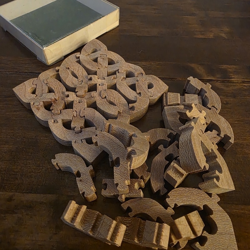 Vintage Wooden Jigsaw