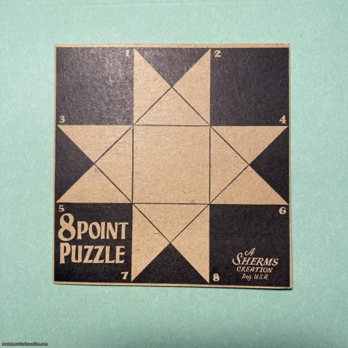 70 YEAR OLD Sherms puzzle card