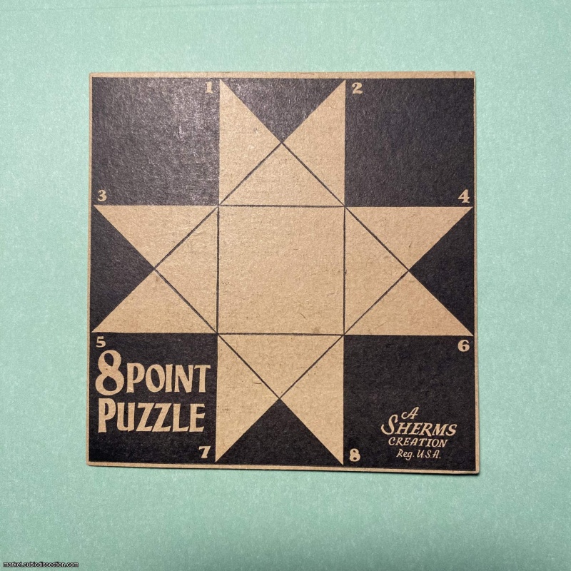 70 YEAR OLD Sherms puzzle card