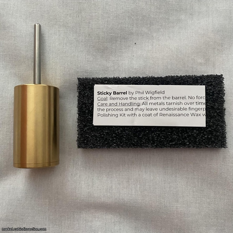 Sticky Barrel, Eric Fuller/CubicDissection version, Phil Wigfield design