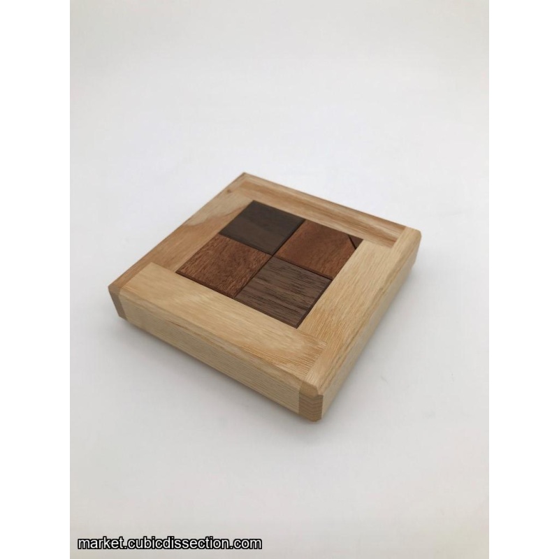 Stumbling Blocks Walnut, Sapele, Ash by Pit Khiam Goh