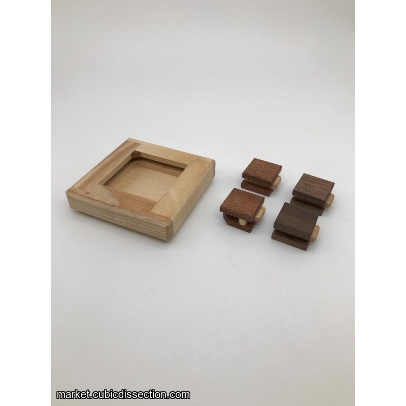 Stumbling Blocks Walnut, Sapele, Ash by Pit Khiam Goh